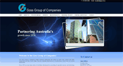 Desktop Screenshot of gossgroup.com.au